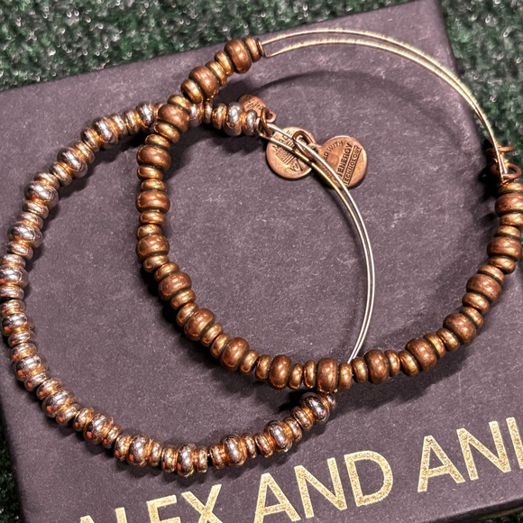 Alex and Ani gold beaded bracelet - Picture 2 of 2